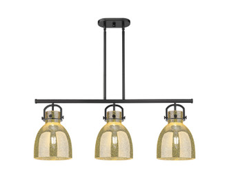 Innovations - 410-3I-BK-G412-10ME - Three Light Island Pendant - Downtown Urban - Matte Black