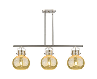 Innovations - 410-3I-SN-G410-10ME - Three Light Island Pendant - Downtown Urban - Satin Nickel