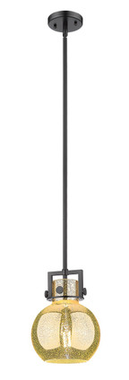 Innovations - 411-1SS-BK-G410-8ME - One Light Mini Pendant - Downtown Urban - Matte Black