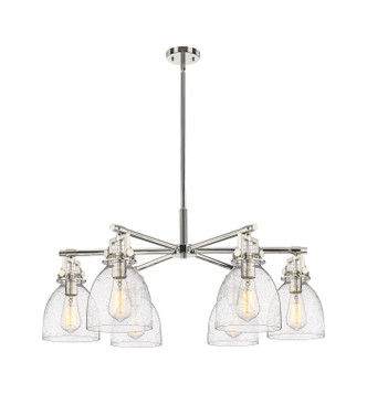 Innovations - 411-6CR-PN-G412-7SDY - Six Light Chandelier - Downtown Urban - Polished Nickel