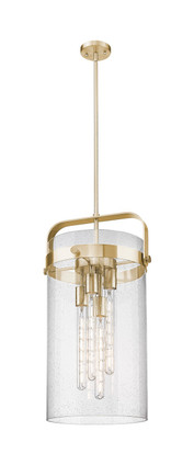 Innovations - 413-4SL-CB-G413-4S-12SDY - Four Light Pendant - Downtown Urban - Champagne Bronze