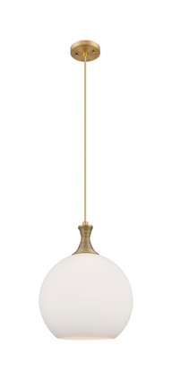 Innovations - 415-1P-BB-G121-12 - One Light Mini Pendant - Ballston - Brushed Brass