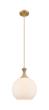 Innovations - 415-1PR-BB-G121-10 - One Light Mini Pendant - Ballston - Brushed Brass