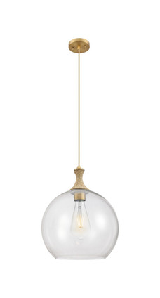 Innovations - 415-1PR-BB-G122-14 - One Light Pendant - Ballston - Brushed Brass
