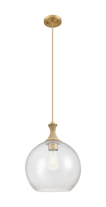 Innovations - 415-1PR-BB-G124-12 - One Light Mini Pendant - Ballston - Brushed Brass