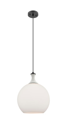 Innovations - 415-1PR-BK-G121-12 - One Light Mini Pendant - Ballston - Matte Black