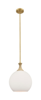 Innovations - 415-1SR-BB-G121-12 - One Light Mini Pendant - Ballston - Brushed Brass