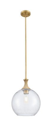 Innovations - 415-1SR-BB-G124-12 - One Light Pendant - Ballston - Brushed Brass Innovations - 415-1SR-BB-G124-12 - One Light Pendant - Ballston - Brushed Brass