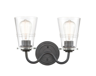 Innovations - 421-2W-BK-G4212 - Two Light Bath Vanity - Matte Black