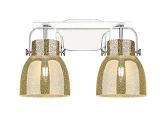 Innovations - 423-2W-PC-G412-6ME - Two Light Bath Vanity - Downtown Urban - Polished Chrome