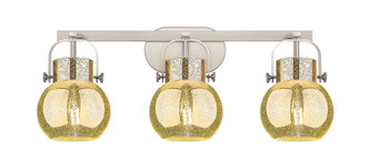 Innovations - 423-3W-SN-G410-6ME - Three Light Bath Vanity - Downtown Urban - Satin Nickel