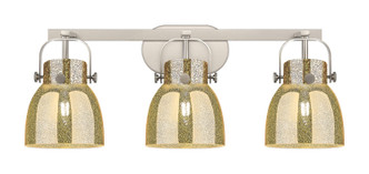 Innovations - 423-3W-SN-G412-6ME - Three Light Bath Vanity - Downtown Urban - Satin Nickel