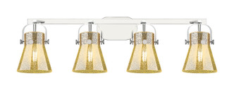 Innovations - 423-4W-PC-G411-6ME - Four Light Bath Vanity - Downtown Urban - Polished Chrome