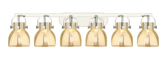 Innovations - 423-6W-PN-G412-6ME - Six Light Bath Vanity - Downtown Urban - Polished Nickel