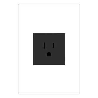 Legrand - ARTR151G10 - 15A Single Tamper-Resistant Outlet - adorne - Graphite