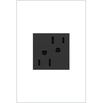 Legrand - ARTR152G4 - 15A Dual Tamper-Resistant Outlet - adorne - Graphite