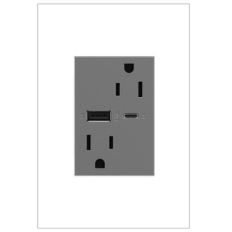adorne 15A Tamper-Resistant Ultra-Fast USB Type-A/C Outlet (ARTRUSB156ACM4)