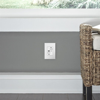Adorne Tamper-Resistant Ultra-Fast USB Type-A/C Outlet (ARTRUSB156ACW4)