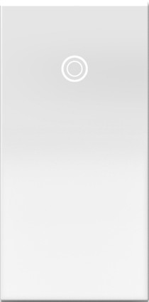Legrand - ASPD1531W277 - 227V Paddle Switch Half-Size with Microban - adorne - White
