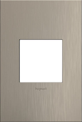 Legrand - AWC1G2SN4 - One-Gang Screwless Wall Plate - adorne - Satin Nickel