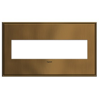 Legrand - AWC4GCOF4 - Wall Plate - Adorne - Coffee