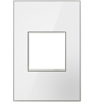 Legrand - AWM1G2MW4 - Gang Wall Plate - Adorne - White