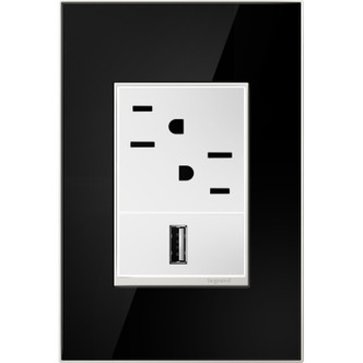 adorne One-Gang-Plus Screwless Wall Plate (AWM1G3MB4)
