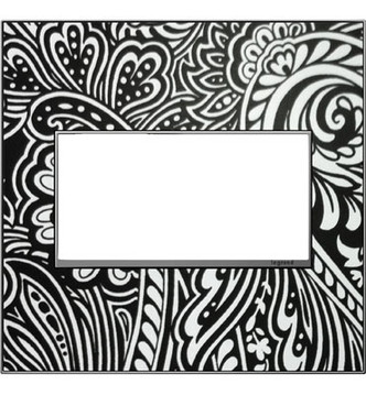 adorne Two-Gang Screwless Wall Plate Trim (AWM2GM4)