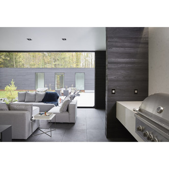 adorne Two-Gang Screwless Wall Plate (AWM2GMB4)