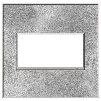 Legrand - AWM2GSP4 - Gang Wall Plate - Adorne - Spiraled Stainless