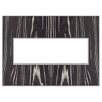 Legrand - AWM3GMA4 - Three-Gang Screwless Wall Plate - adorne - Macassar