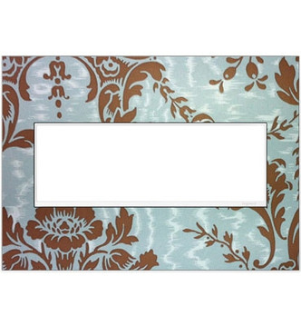 adorne Three-Gang Screwless Wall Plate Trim (AWM3GW4)