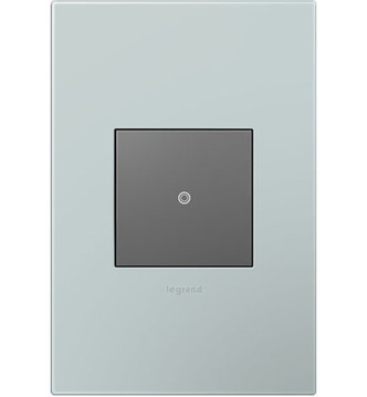 adorne One-Gang Screwless Wall Plate (AWP1G2BL6)