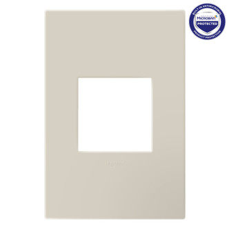 Legrand - AWP1G2OM - One-Gang-Plus Screwless Wall Plate with Microban - adorne - Oatmeal