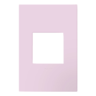Legrand - AWP1G2RA - One-Gang-Plus Screwless Wall Plate with Microban - adorne - Rosa