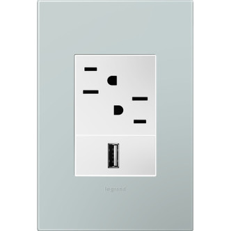 adorne One-Gang-Plus Screwless Wall Plate (AWP1G3BL4)