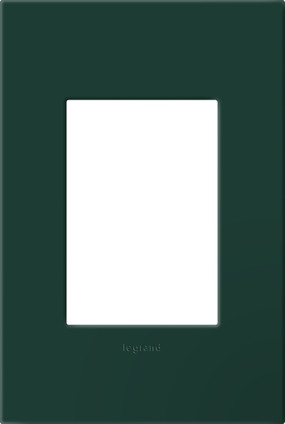 adorne One-Gang Screwless Wall Plate with Microban (AWP1G3EG)
