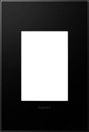 Legrand - AWP1G3GR4 - One-Gang-Plus Screwless Wall Plate with Microban - adorne - Graphite