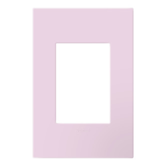 Legrand - AWP1G3RA - One-Gang Screwless Wall Plate with Microban - adorne - Rosa