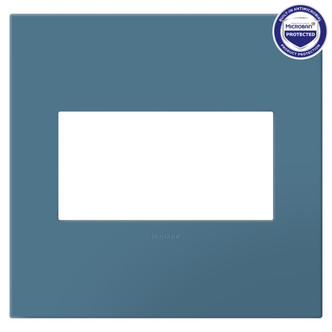 Legrand - AWP2GMY - Two-Gang Screwless Wall Plate with Microban - adorne - Mystic