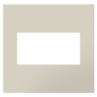 Legrand - AWP2GOM - Two-Gang Screwless Wall Plate with Microban - adorne - Oatmeal