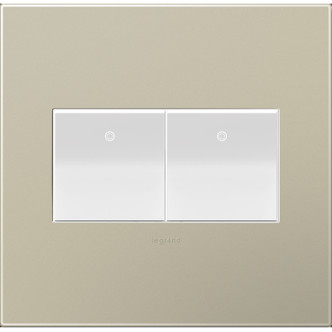 adorne Two-Gang Screwless Wall Plate (AWP2GTM4)