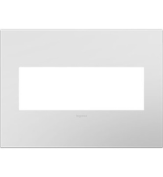 Legrand - AWP3GPW4 - Gang Wall Plate - Adorne - White