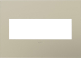 Legrand - AWP3GTM4 - Three-Gang Screwless Wall Plate - adorne - Titanium