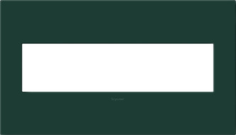 adorne Four-Gang Screwless Wall Plate with Microban (AWP4GEG)