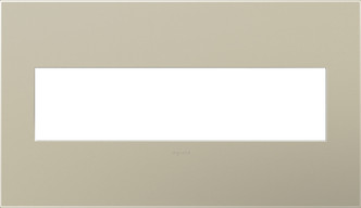 Legrand - AWP4GTM4 - Four-Gang Screwless Wall Plate - adorne - Titanium
