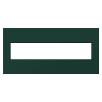 Legrand - AWP5GEG - Five-Gang Screwless Wall Plate with Microban - adorne - Evergreen