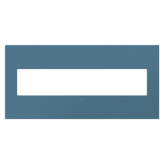 Legrand - AWP5GMY - Five-Gang Screwless Wall Plate with Microban - adorne - Mystic