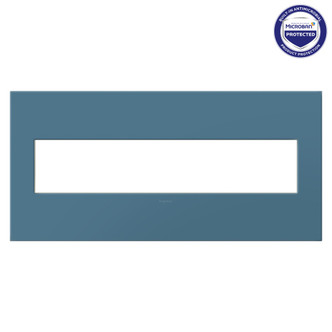 Legrand - AWP5GMY - Five-Gang Screwless Wall Plate with Microban - adorne - Mystic