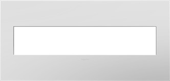 Legrand - AWP5GWH1 - Five-Gang Screwless Wall Plate with Microban - adorne - Gloss White